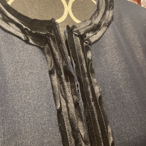 TAHARI Minimalist coat Size Medium Black - Picture 3 of 13